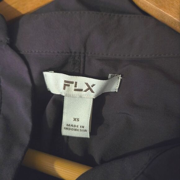 FLX Nylon Cropped Jacket Grey  XSMALL NWT - Picture 12 of 13